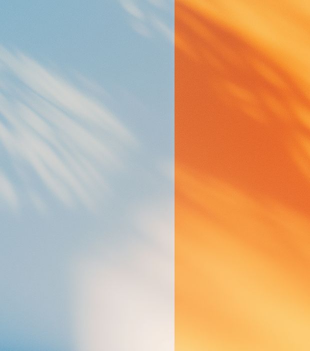 Blue and orange background