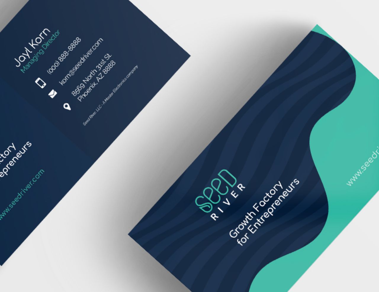 Seed River business cards